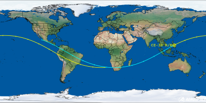 CZ-3B R/B (ID 44494) Reentry Prediction Image