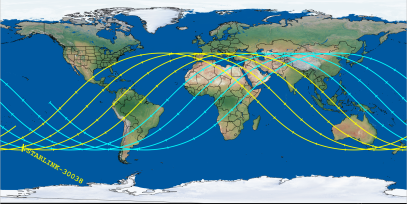 STARLINK-30038 (ID 55696) Reentry Prediction Image