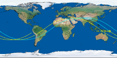 CZ-2D R/B (ID 54373) Reentry Prediction Image