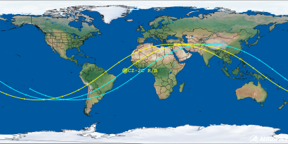 CZ-2C R/B (ID 43173) Reentry Prediction Image