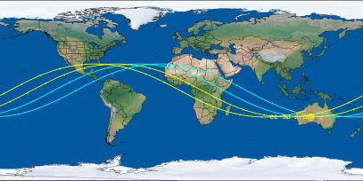 CZ-3B R/B (ID 50006) Reentry Prediction Image