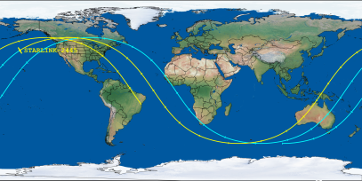 STARLINK-2445 (ID 48109) Reentry Prediction Image