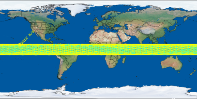 PSLV R/B (ID 58695) Reentry Prediction Image