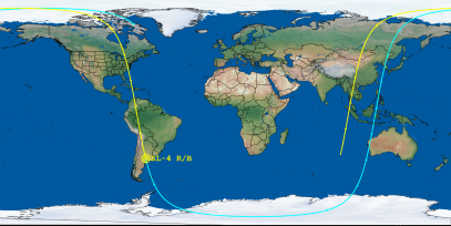 SL-4 R/B (ID 58930) Reentry Prediction Image