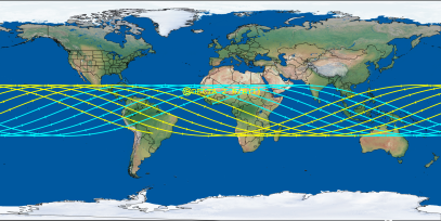 DELTA 2 R/B(1) (ID 22015) Reentry Prediction Image