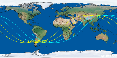 STARLINK-30087 (ID 56691) Reentry Prediction Image