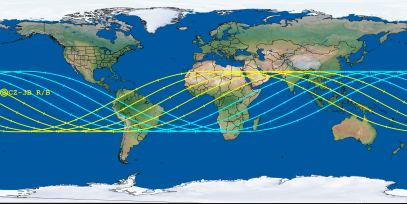 CZ-3B R/B (ID 44638) Reentry Prediction Image