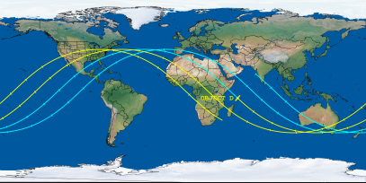 OBJECT D (ID 61686) Reentry Prediction Image