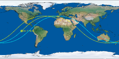 CZ-7 R/B (ID 61984) Reentry Prediction Image