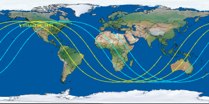 STARLINK-1445 (ID 45662) Reentry Prediction Image