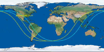 STARLINK-2120 (ID 47398) Reentry Prediction Image