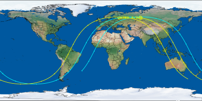 QASED R/B (ID 57963) Reentry Prediction Image