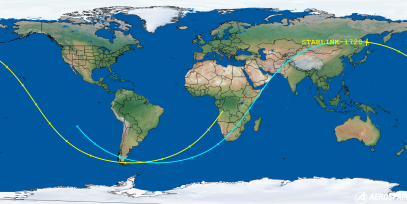 STARLINK-1720 (ID 46675) Reentry Prediction Image