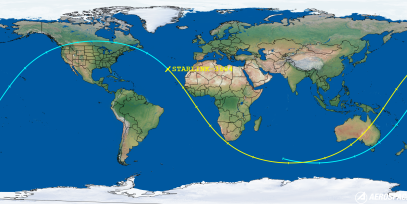 STARLINK-3684 (ID 52124) Reentry Prediction Image