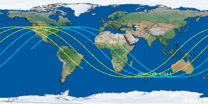 STARLINK-5784 (ID 56033) Reentry Prediction Image