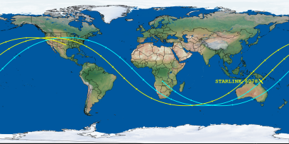 STARLINK-6078 (ID 56106) Reentry Prediction Image