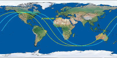 STARLINK-1236 (ID 45191) Reentry Prediction Image