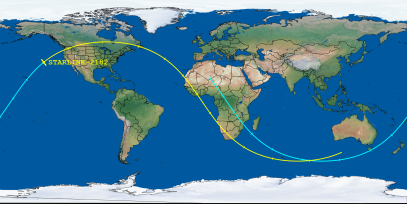 STARLINK-2182 (ID 47764) Reentry Prediction Image