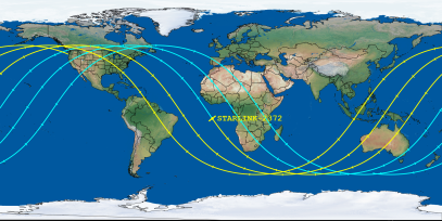 STARLINK-2372 (ID 47912) Reentry Prediction Image