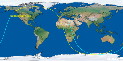 STARLINK-5033 (ID 55412) Reentry Prediction Image