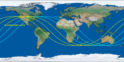 STARLINK-6300 (ID 56390) Reentry Prediction Image
