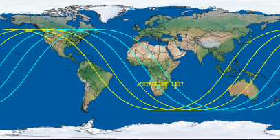 STARLINK-1137 (ID 45092) Reentry Prediction Image