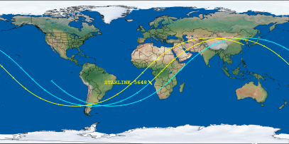 STARLINK-5648 (ID 55363) Reentry Prediction Image