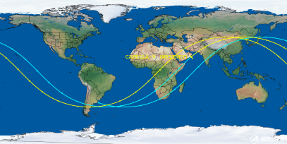 CAPELLA-9 (WHITNEY) (ID 55910) Reentry Prediction Image