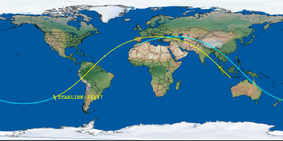 STARLINK-31347 (ID 59183) Reentry Prediction Image