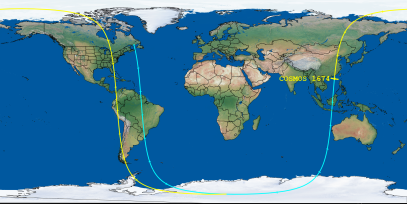 COSMOS 1674 (ID 15944) Reentry Prediction Image