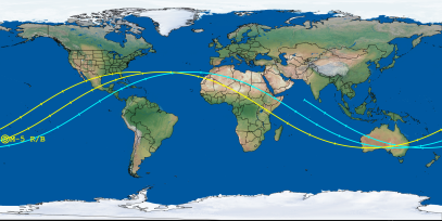 M-5 R/B (ID 24721) Reentry Prediction Image