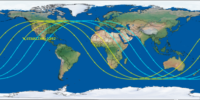 STARLINK-1282 (ID 45409) Reentry Prediction Image