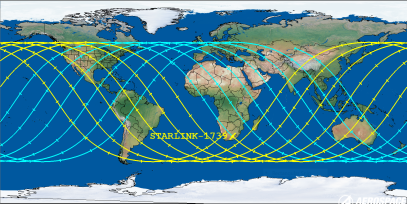 STARLINK-31709 (ID 59383) Reentry Prediction Image