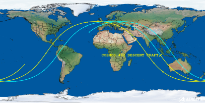 COSMOS 482 DESCENT CRAFT (ID 6073) Reentry Prediction Image