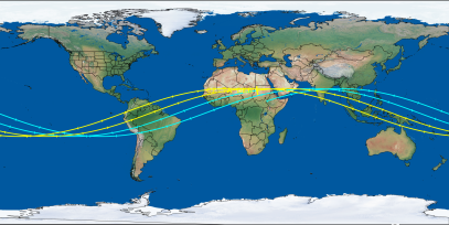 CZ-7A DEB (ID 50324) Reentry Prediction Image