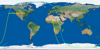 STARLINK-4419 (ID 53211) Reentry Prediction Image