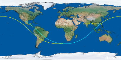 SZ-18 MODULE (ID 62077) Reentry Prediction Image